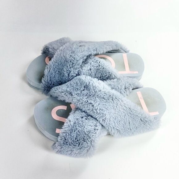 Tom’s Susie EVA grey faux fur sandals 8 - Picture 2 of 6